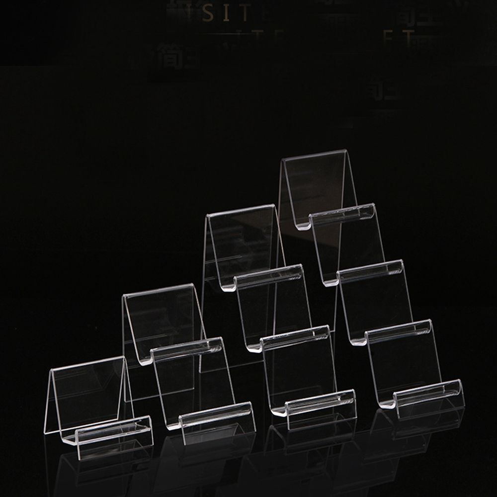 1PCS Transparent Display Stand Jewellery Holder Keychain Stand Glasses Rack Display Shelf