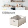 Scatola Contenitore Espandibile Monostrato Rettangolare Impilabile Cassetto Desktop Spezie per Cucina Soggiorno Armadio Bianco