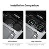 2Pcs Silicone Car Emblem Coaster Laser Color Vehicle Anti-slip Pad Water Cup Slot Mat For Honda Civic Fit Jazz Accord Pilot CRV