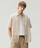 MINDBRIDGE [Air Cool] Check Oversized Short Sleeve Shirt - 2 Colors