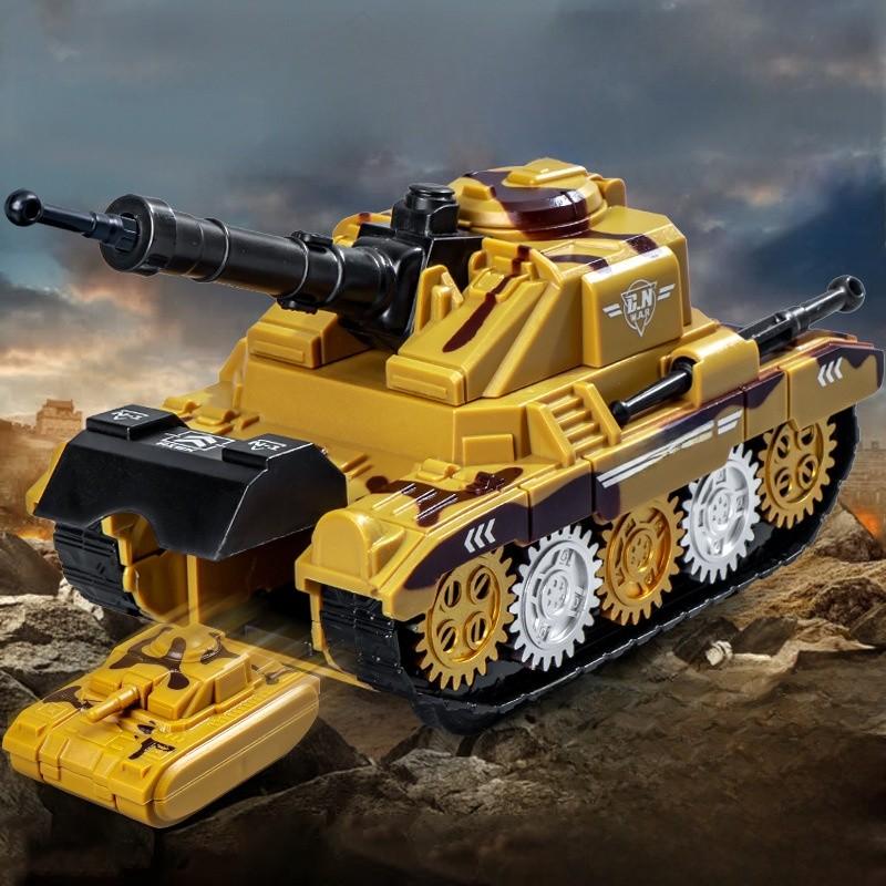 Inertia Tank Toy For Boys With Launching Cannon And Gear Design For Creative Play