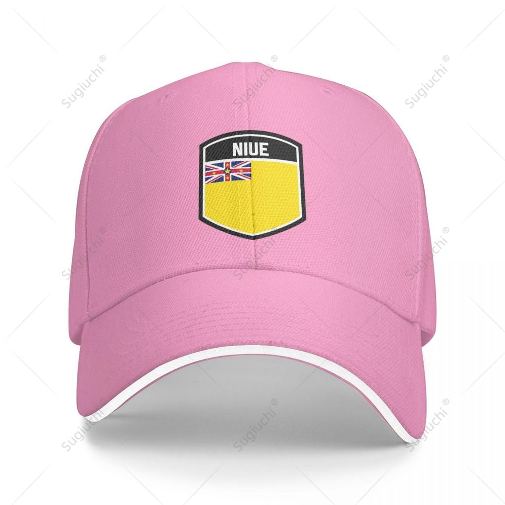 Multifunction Niue Flag Shield Sandwich Baseball Cap Unisex Sports Casual Caps Golf Hat Fishing Outdoors