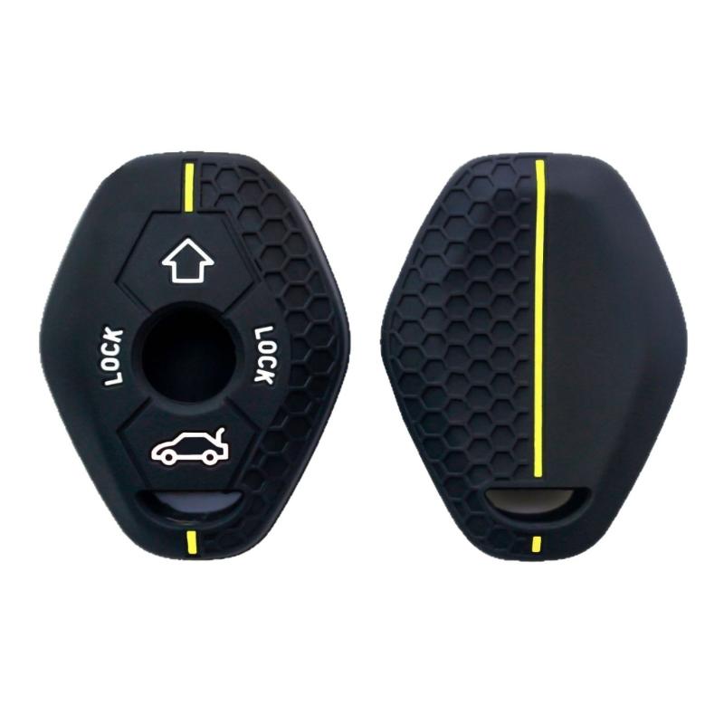 Remote Key Cover Protective Shell Full Protection Key Fob Case Scratchproof Protector Silicone Car Key Case for E46