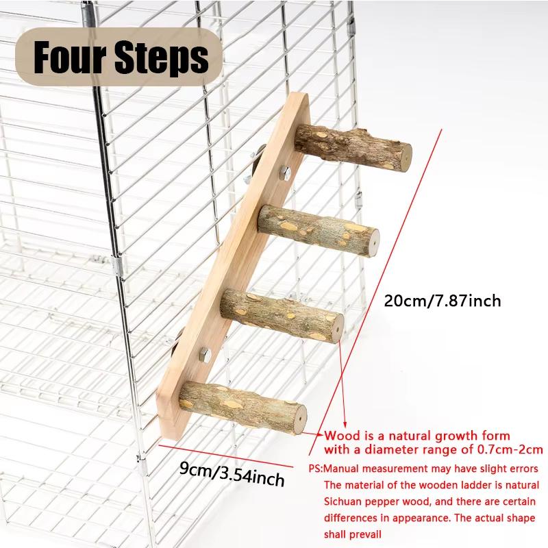Interactive Wooden Scale for Pets, 1 Piece, Parrot Toy, Hamster Cage, Fun Grinding Stick, Climbing Toy, Bird Accessories