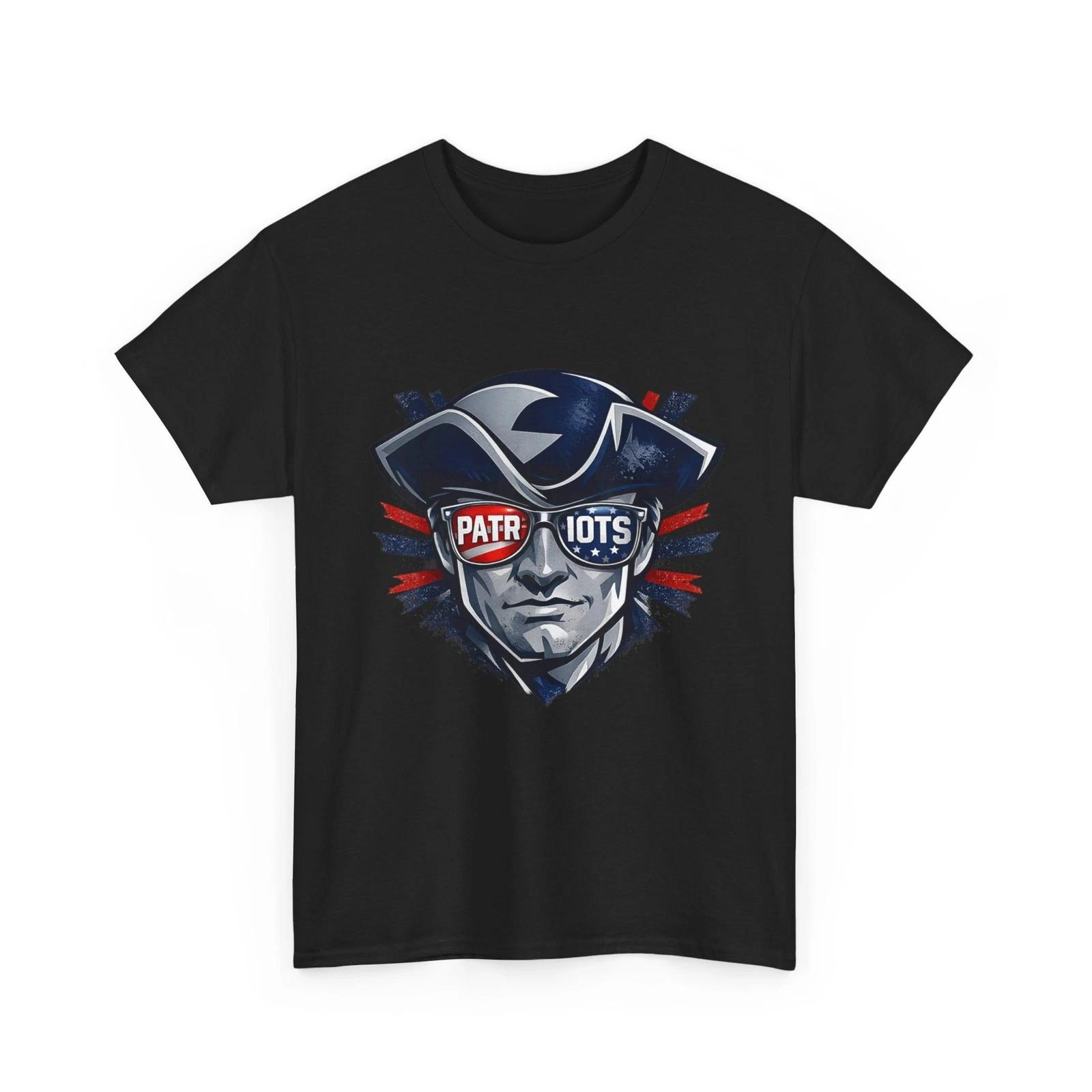 Patriot Shirt, Face Sunglasses Patriot American Flag Shirt M