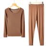 Ropa interior térmica de otoño e invierno Trajes para mujer Body para mujer Tops de invierno ajustados Camisas base Ropa fina para mujer