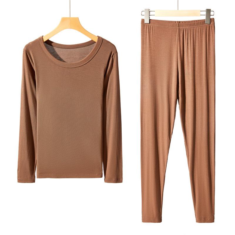 Ropa interior térmica de otoño e invierno Trajes para mujer Body para mujer Tops de invierno ajustados Camisas base Ropa fina para mujer