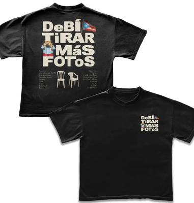 Maglietta Bad Bunny DTMF – Maglietta Concerto Musica Latina, Tour Mondiale Debi Tirar Mas Foto