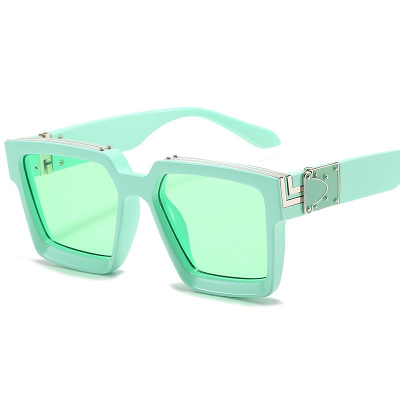 New Cross-Border Large Square Frame Sunglasses for Men & Women - Fashionable Street Style