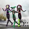 28cm Flexible With Body Wire Funny Anime The Freak Circus Plush Toys Lovely Pierrot Character Figure Plushie Doll Desk Decor
