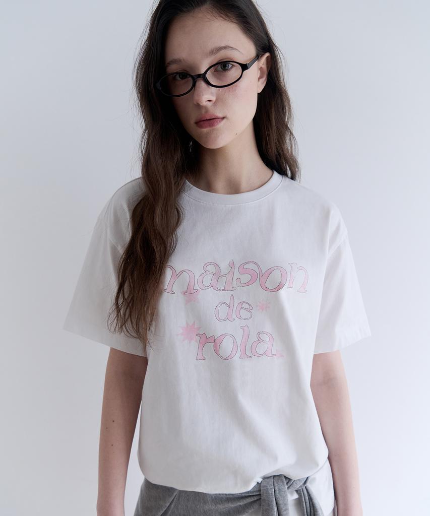 ROLAROLA Maison De Rola Oversized T-Shirt White