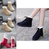 Cozy And Stylish Women's Faux Suede Fur Lined Winter Ankle Snow Boots