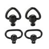 4 Pack QD Sling Swivels 1.25  Heavy Duty Quick Disconnect Push Buttons for Two Point and Traditional Sling Swivel Mount