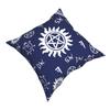 Supernatural Symbol Blue Pillowcover Home Decor Cushions Throw Pillow for Home Polyester Double-sided Printing Gift Idea