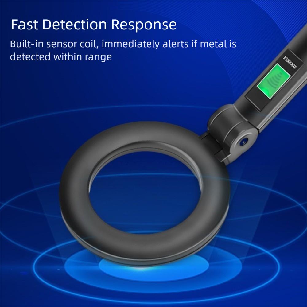 Handheld Foldable  Metal Detector High Sensitivity Metal Finder Search Treasure Getector  Subway