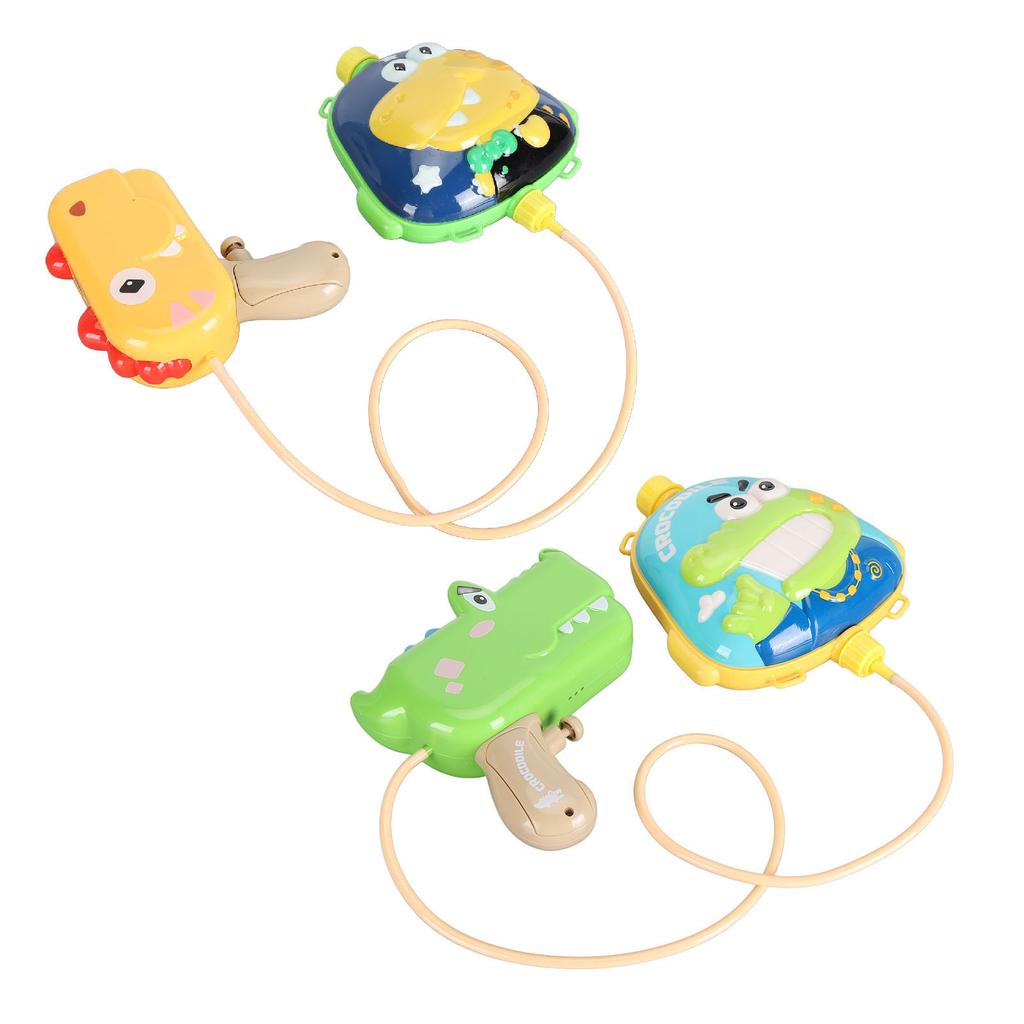 Water Shooting Toy for Kids 1000ml Capacity Backpack Cartoon Electric Water Sprayer for Outdoor Camp