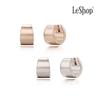 [LsSHOP] 14K Flat Point Ring Earrings (Gold Plated)_LJ0770BRE