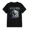 Camiseta de Verano Nueva As I Lay Dying Manga Corta Moda Camiseta Lujo Casual Vintage Adecuada para Hombres y Mujeres