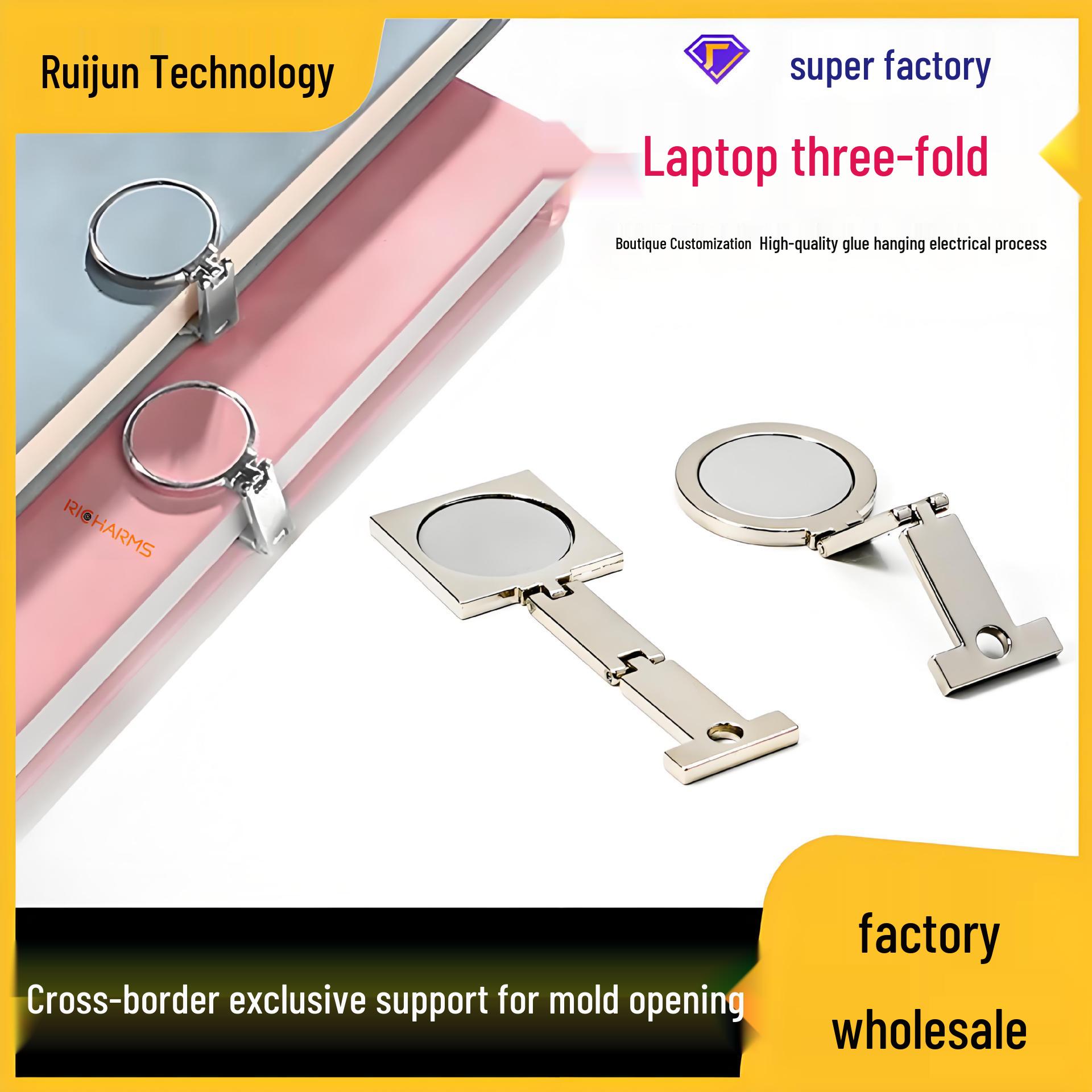 

Business Notebook: Three-Fold Diary with U-Shaped Zinc Alloy Buckle - Office Stationery Accessory Round Three-Fold Buckle Straight Tail