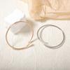 Stylish and Simple Casual Metal Creative Minimalist Design Open Women's Bracelet Versatile Daily Wear