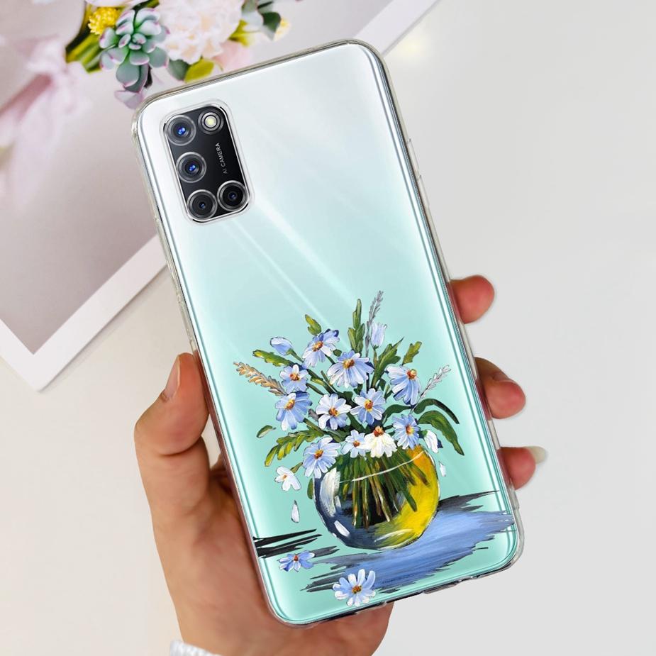 For Oppo A52 A72 A92 Case Cute Fashion Painted Cover Soft Silicone Phone Case For Oppo A92 A 52 72 OppoA52 OppoA72 Fundas Bumper