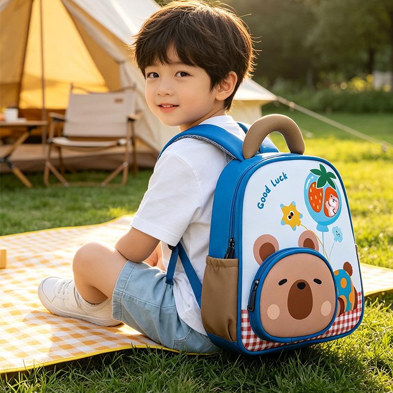 Schoolbag kindergarten schoolbag new cartoon print design children's backpack cute boys and girls preschool backpack