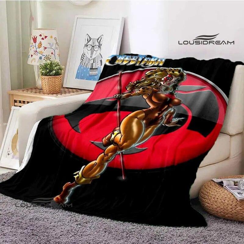 Thundercats Cartoon Printing Blanket Children's Warm Blanket T Flange Blanket Home Travel Blanket Bed Linings Birthday Gift