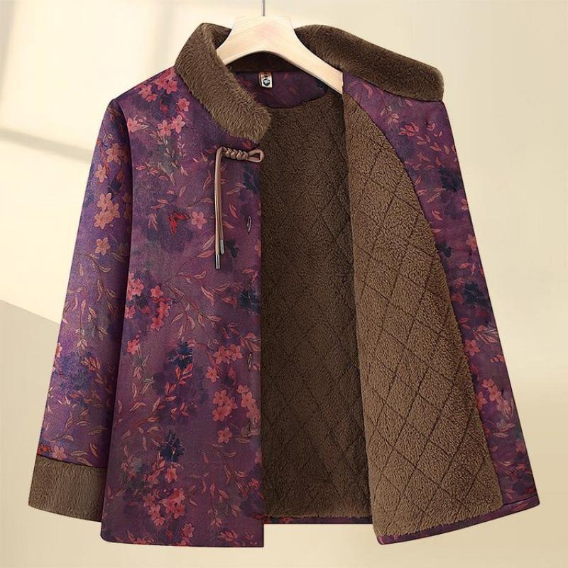 Fleece and Thickened Padded Jacket, Winter Clothing for Women's Thermal Cotton Clothes, Short Jacket.