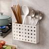 Wall Mounted Magnetic Storage Box Plastic Tableware Container Multipurpose Pen Holder  Bathroom