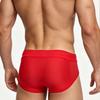 Mens Swim Briefs Comfort Quick Dry Nylon Mesh Panel Contour Pouch Elastic Waistband Sexy Color Block Swim Trunks For Beach Swimming