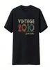 Vintage 2010 14 Year Old 14th Birthday For Girls Boys T Shirt Vintage Washed Homme Fashion Comfortable Graphic Unisex Casual