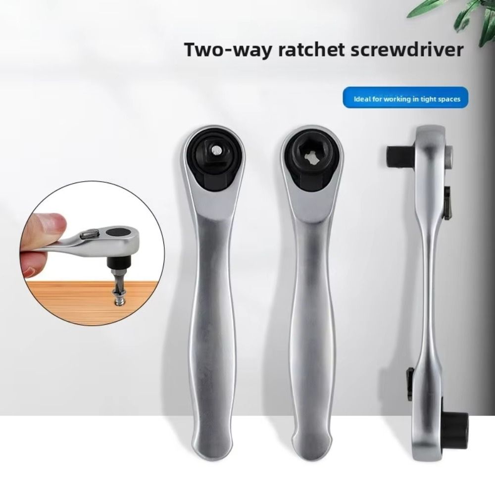 1/4 Zoll Mini-Schnellratsche 72 Zähne Sechskant-Ratsche Manuelle Werkzeuge