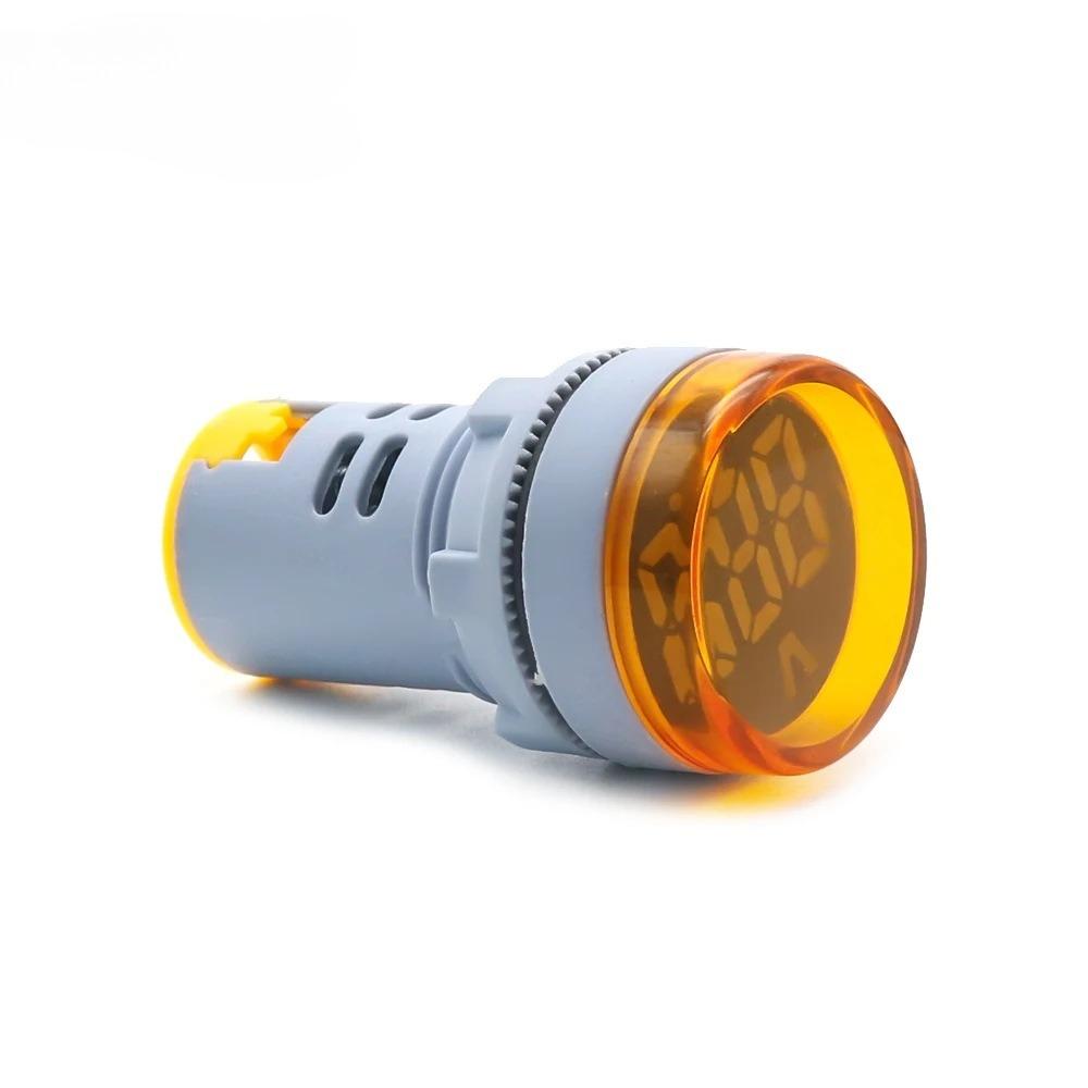 1/2/5PCS Aperture 22mm Round Mini LED Digital Display Voltmeter Alternating Current AC 60-500V Digital Display Indicator