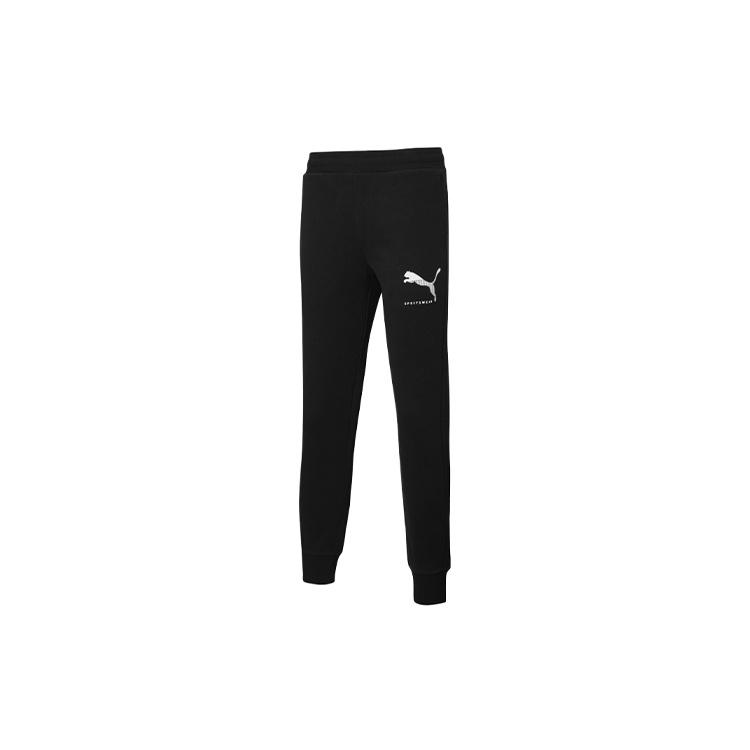 PUMA Classics Track Pants  Black White  Men s 586544-51 XL
