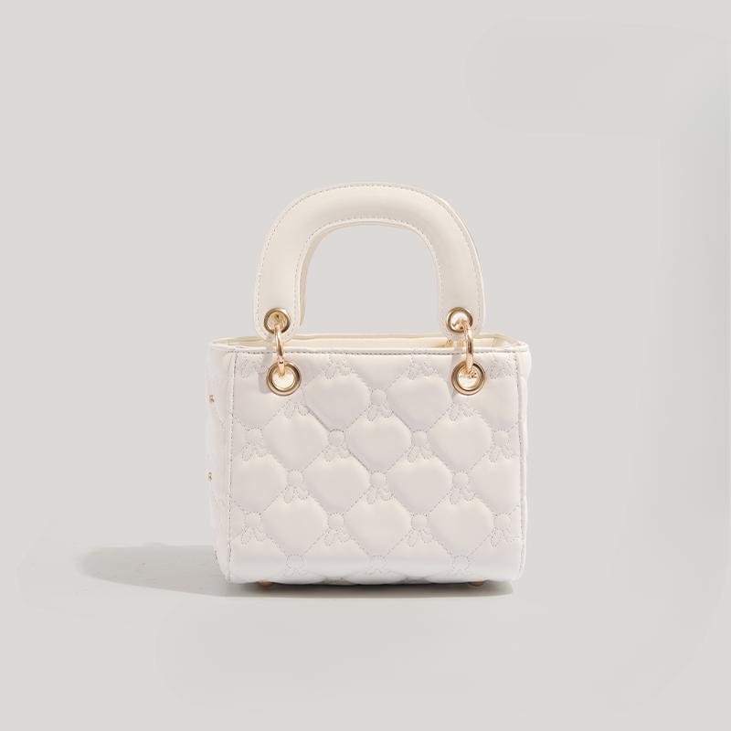 Textur Mode Tasche Damen Nischendesign Umhängetasche Herbst und Winter Alles Hand Diamant Karo Damentasche