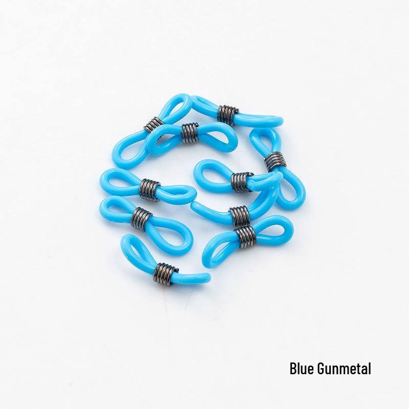 Lanț colorat din silicon pentru ochelari - Anti-alunecare, Anti-pierdere, Accesoriu pentru mască și ochelari cu cataramă de conectare