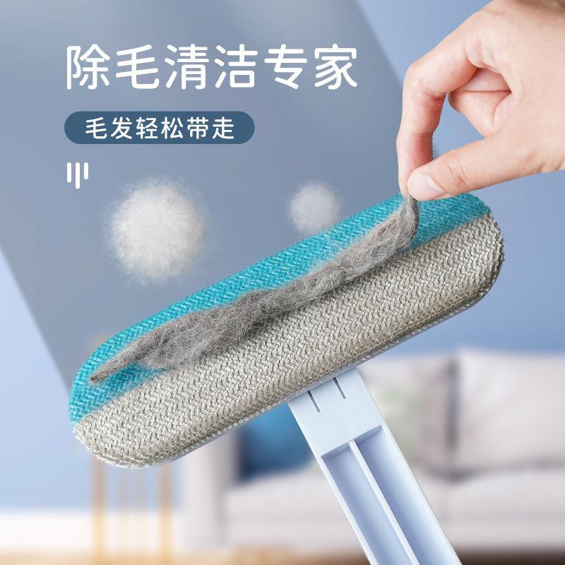 

Pet Multifunctional Brush Four One Sticker Cleaning Hair Sofa Carpet Traceless Hook Pet Shaving серый