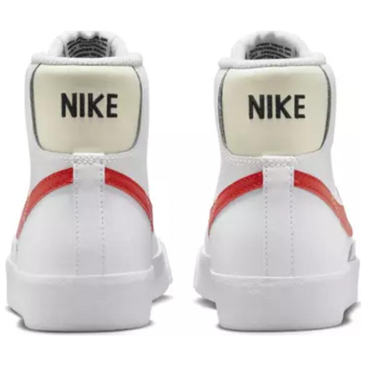 Nike Sneakers per Bambini Nike Blazer Mid 77 GS Bianco Rosso Piccante Cocco DA4086-110