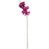 Lifelike Artificial Orchid Flowers with 3 Small 3 Large Green Buds Pink Simulation Orchid for Wedding Decoration Home