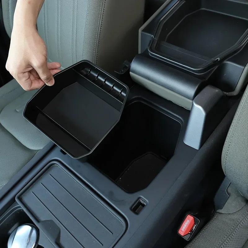 For Land Rover Defender 90 110 130 2020-2024 Black Car Central Storage Box Phone Glove Armrest Box Storage Box Car Accessories