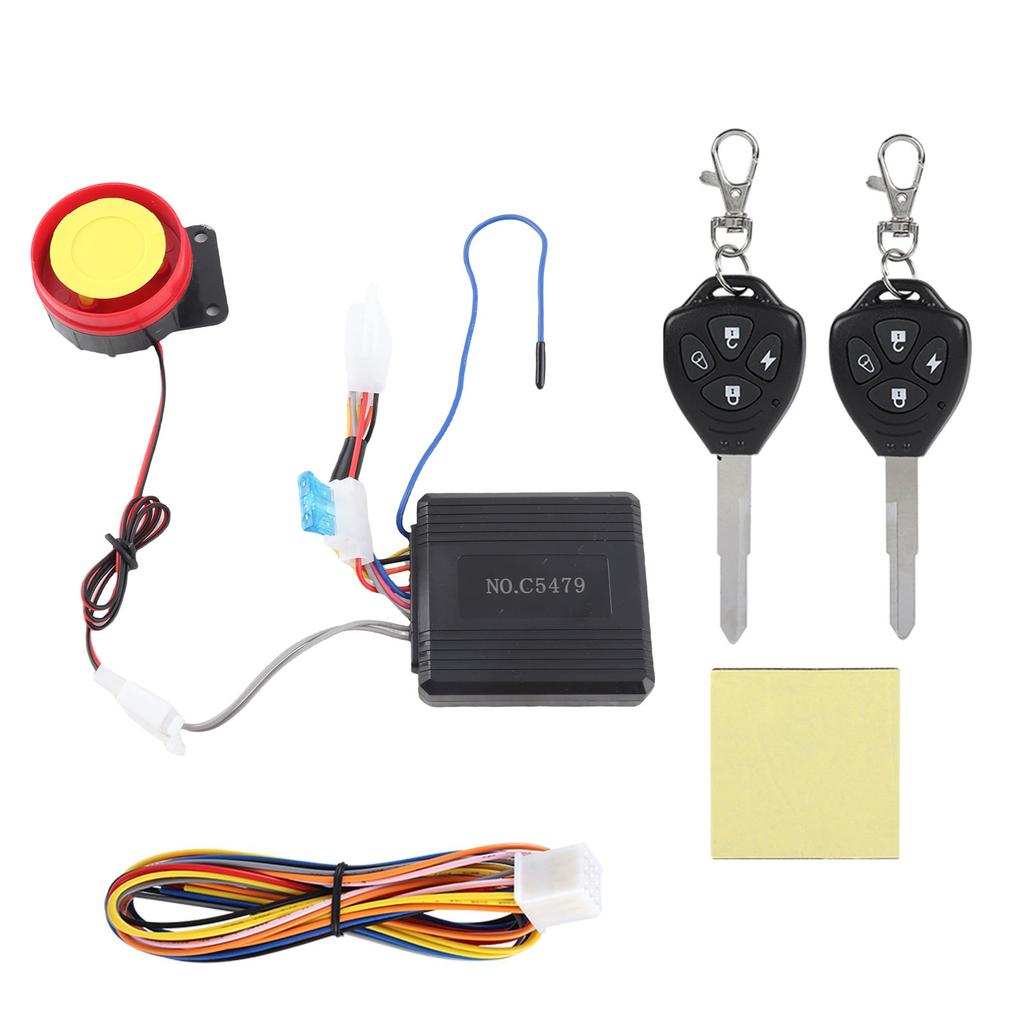125Db 12V Motorcycle Anti Theft Security Alarm System Scooter Double Scooter Remote Control