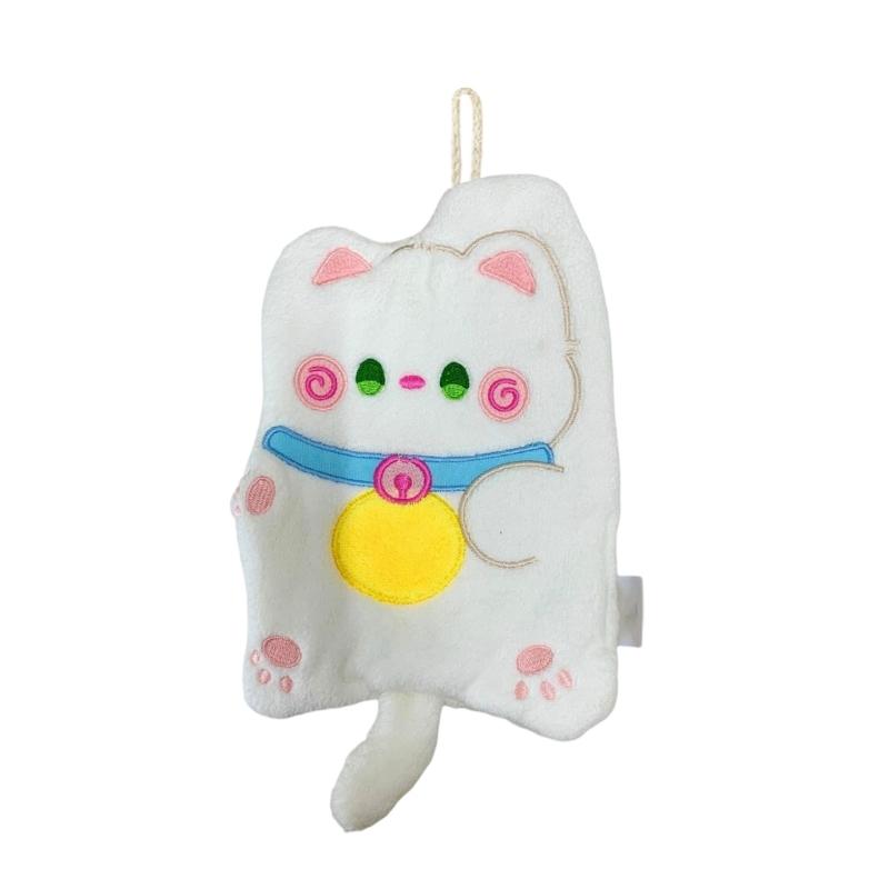 Animal Lover Essential Soft Corals fleeces Hanging Hand Towel Fast Absorbing and Easy to Cleans for Bathroom Kitchen