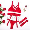 Women Lingerie Flower Lace Underwear Babydoll V Neck Sleepwear Strap