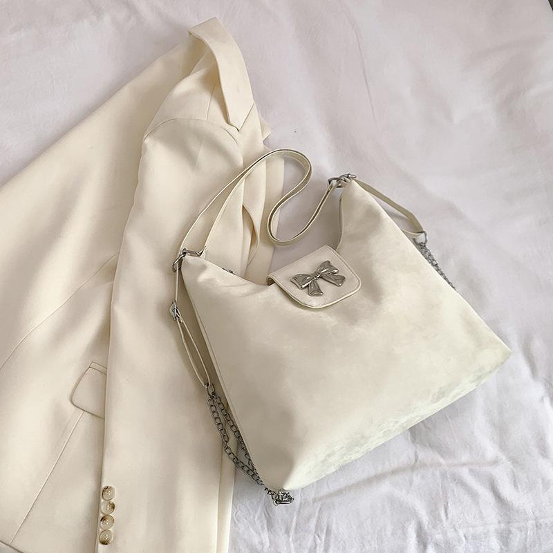 

Рюкзак Сумка через плечо Сумка Большая вместимость Детский Повседневный и модный Простой белый