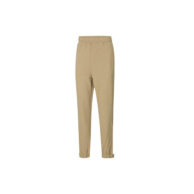 PUMA X Maison Kitsune Casual Pants Unisex Light Khaki Moderate Straight Fit Pants 532326-96