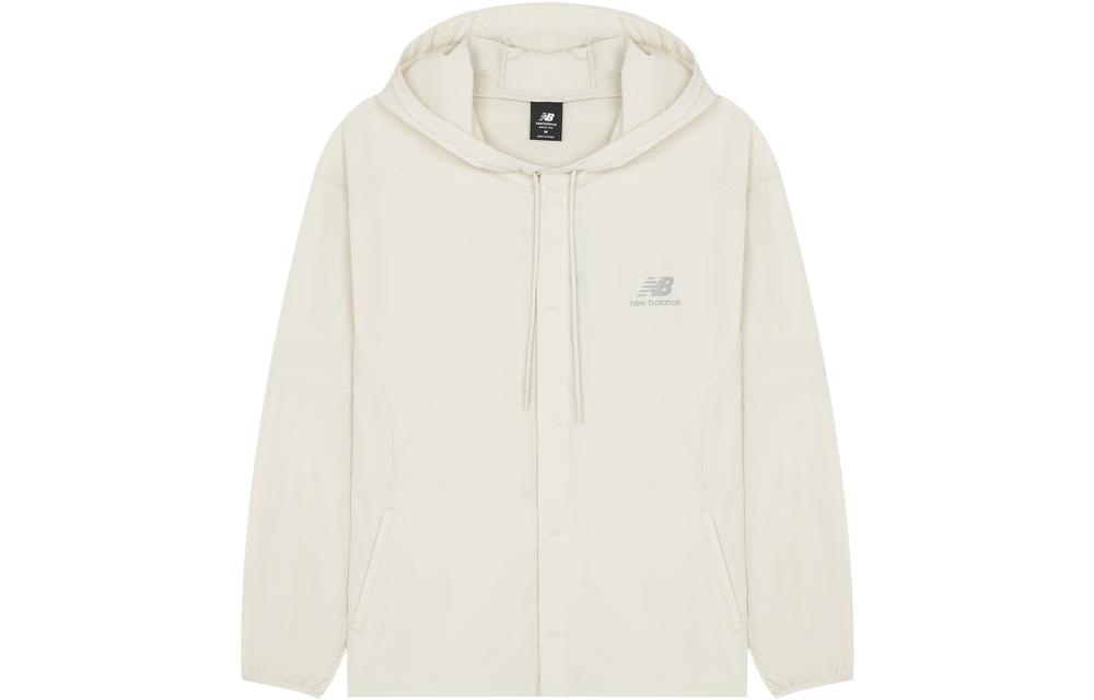 New Balance Jackets Men s Gray Hooded Moderate Other AMJ22368-CFO M