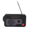 Solar Notfallradio Handkurbel Tragbares AM FM WB Radio mit LED Taschenlampe SOS Alarm für Drinnen Draußen Camping Wandern