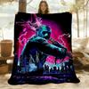 1pc Guitar Jason Outdoor Blanket Lightweight Flannel, Soft & Warm, All Season Use for Sofa, Outdoor, Camping, Living Room, Office, Chair