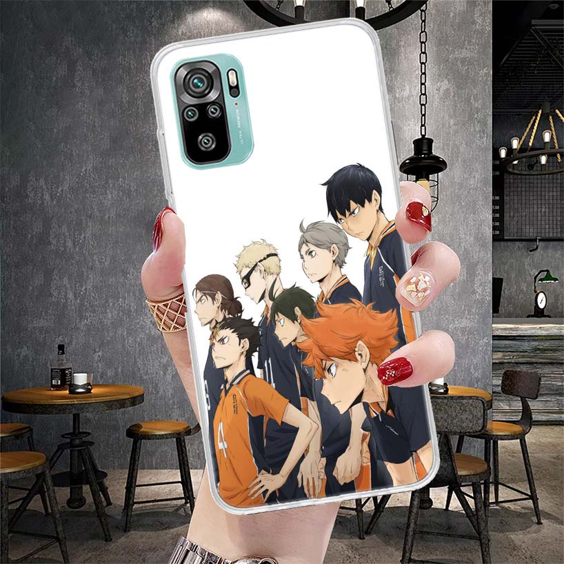 Haikyuu Oya Volleyball Anime Soft Phone Case For Xiaomi Redmi Note 15 14 14S 13 12 Pro Plus 12S 11 11S 11E 10 10S 11T 5G Fundas