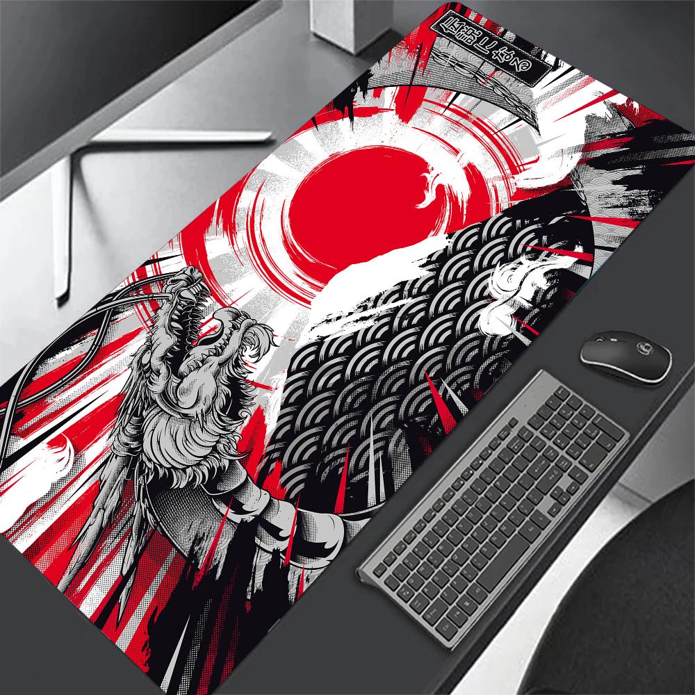 Japanese Dragon Mat Mousepad Gamer Office Mat Mouse Pad Gaming Room Accessories Desk Art Keyboard Mats 1200x600 Mausepad Company